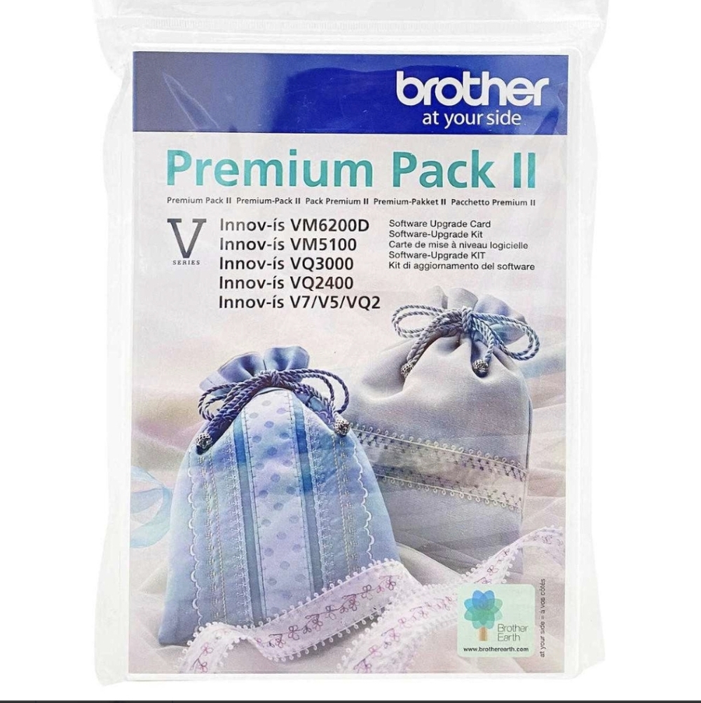 The Brother V-Series Embroidery Software Upgrade Premium Pack II
